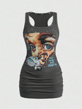 Angel Static Studded Mini Dress — product image 1