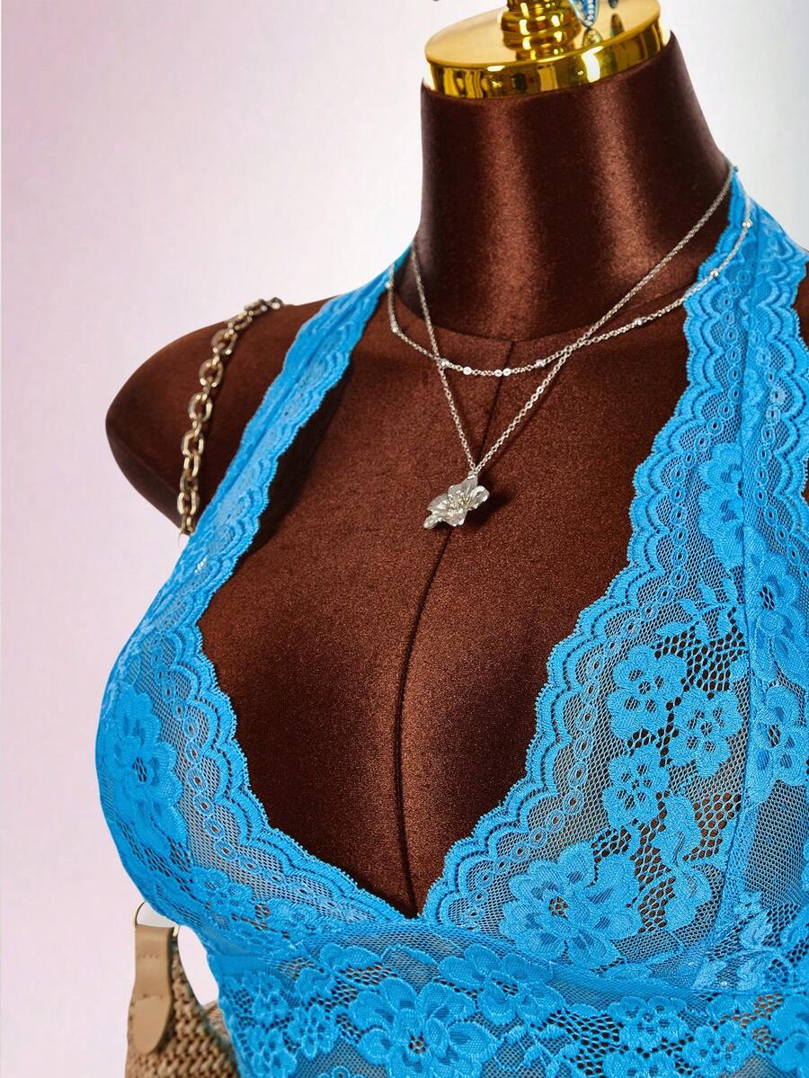 Aqua Siren Lace Three-Piece Set — product image 5