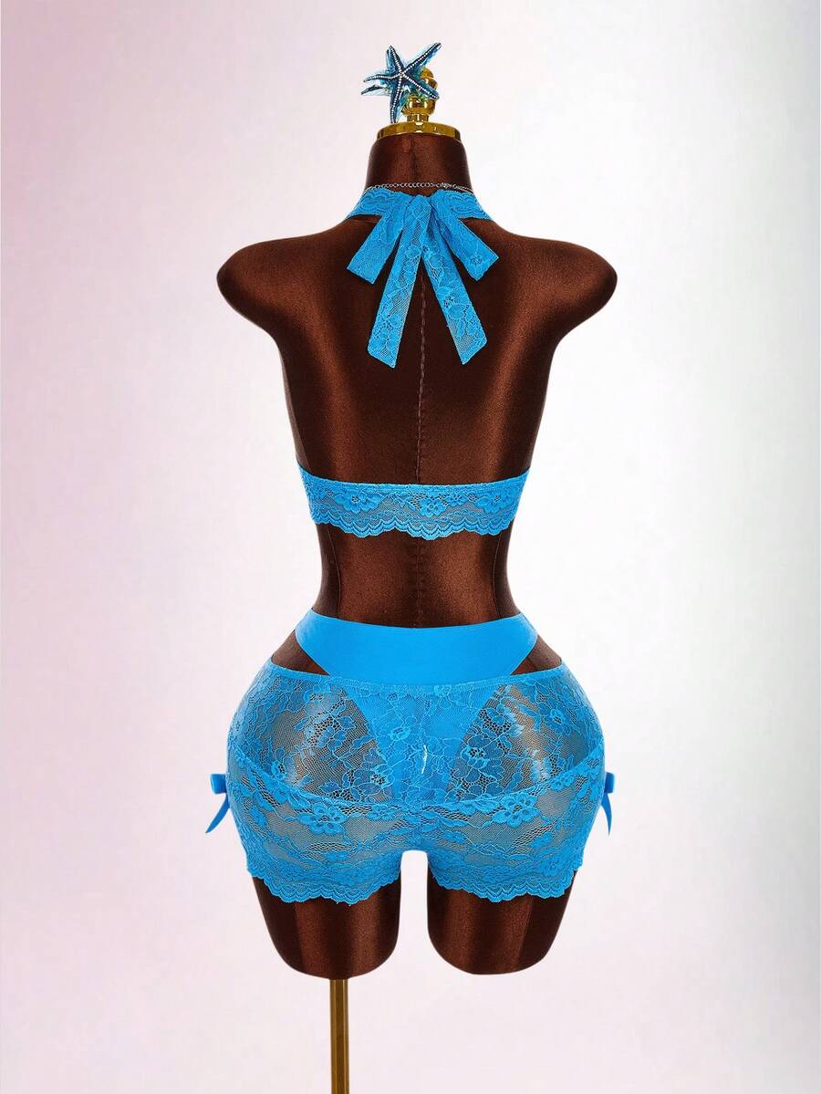 Aqua Siren Lace Three-Piece Set — product image 10