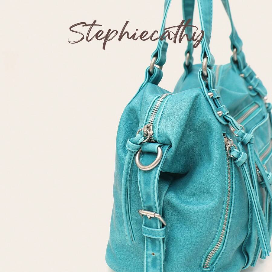 Aqua Washed Mini Shoulder Bag - view 3