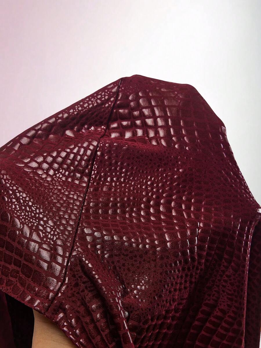 Burgundy Knotline Deep-V Jumpsuit — product image 10