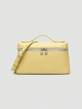 Butter Yellow Litchi Shoulder Bag - view 1