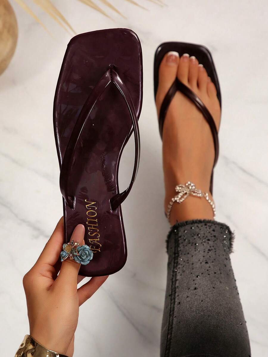 Cocoa Square Toe-Post Sandals — product image 1