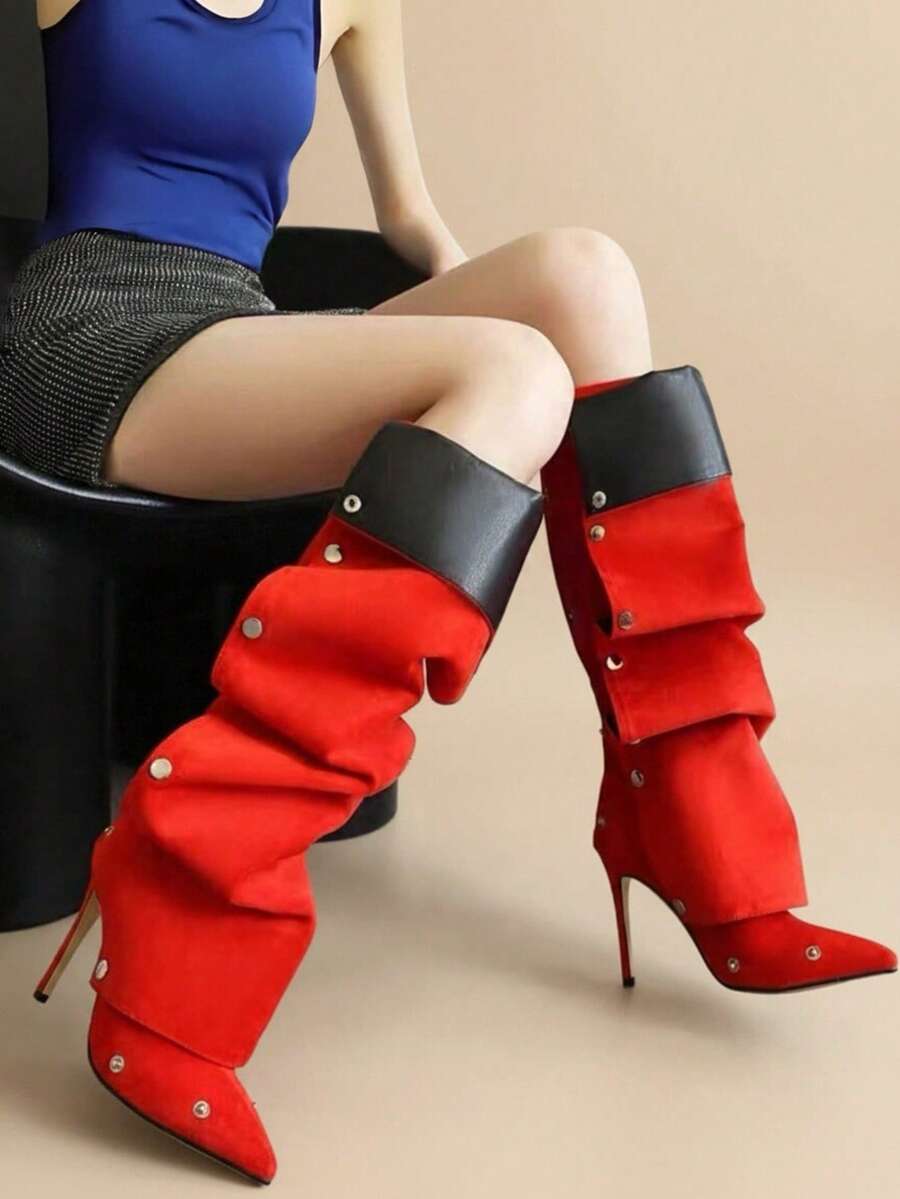 Frontier Siren Red Suede Western Boots — product image 2