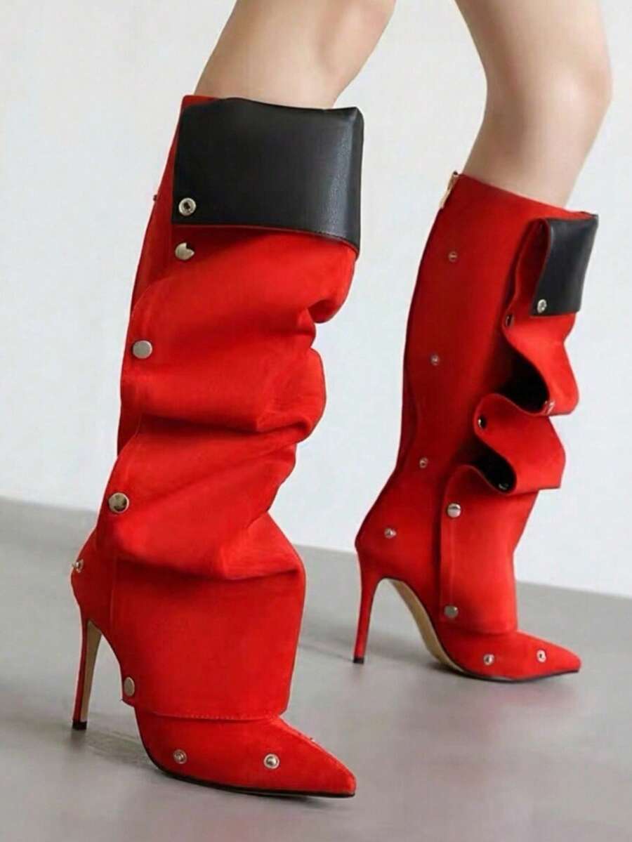 Frontier Siren Red Suede Western Boots — product image 4
