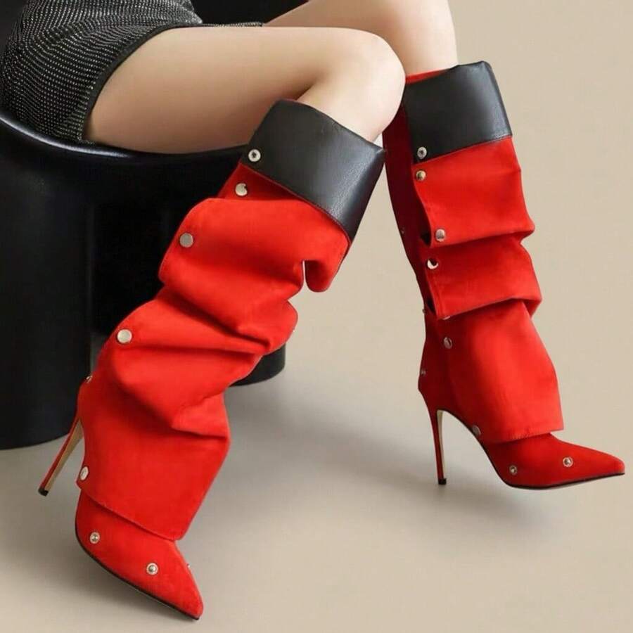 Frontier Siren Red Suede Western Boots — product image 6