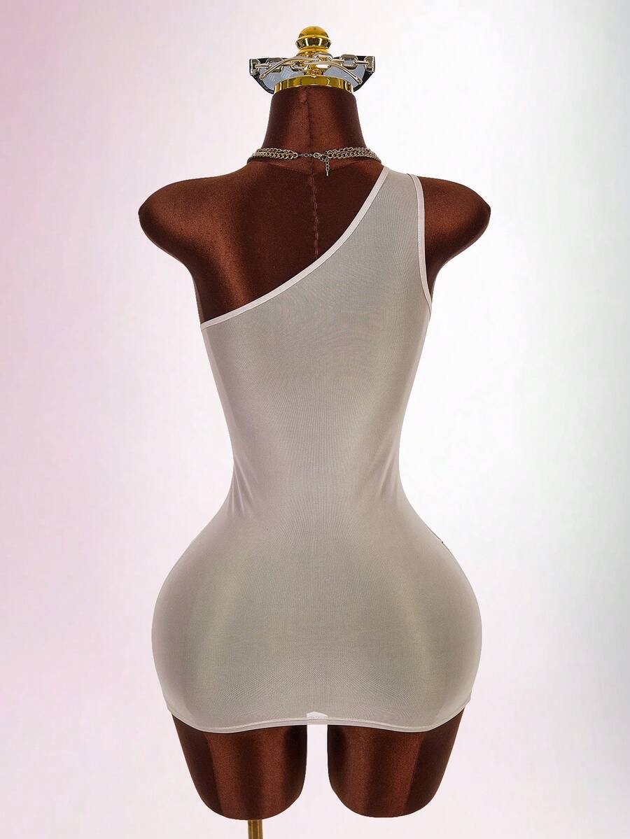 Gallery Muse One-Shoulder Mesh Cover-Up — product image 3