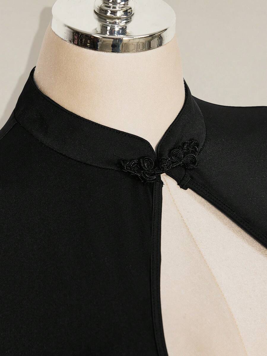 Noir Icon Cutout Romper — product image 9