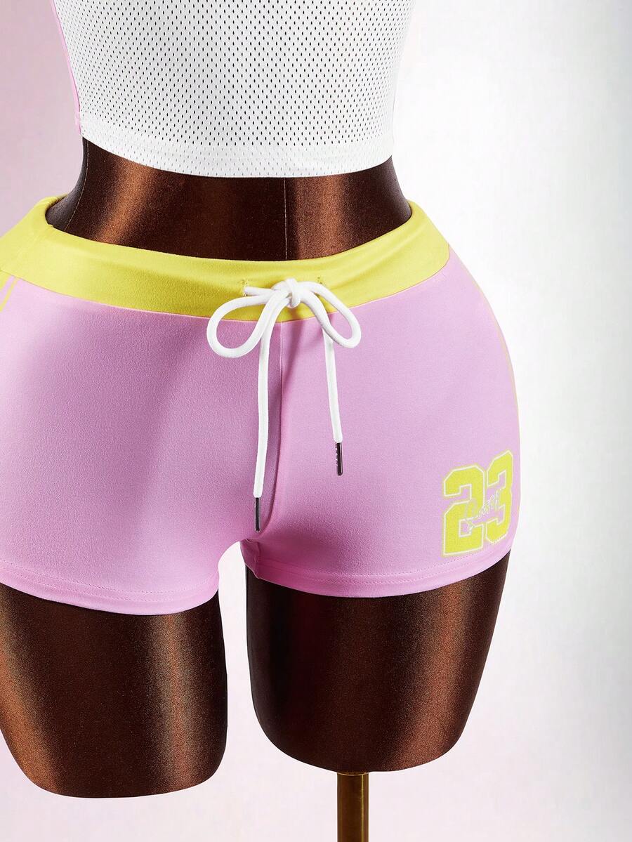 Pink Eclipse Mesh Two-Piece Set — product image 6
