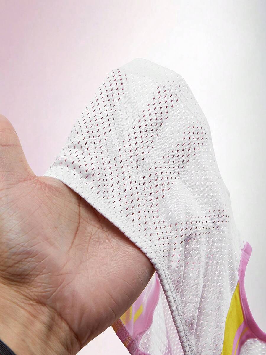 Pink Eclipse Mesh Two-Piece Set — product image 8