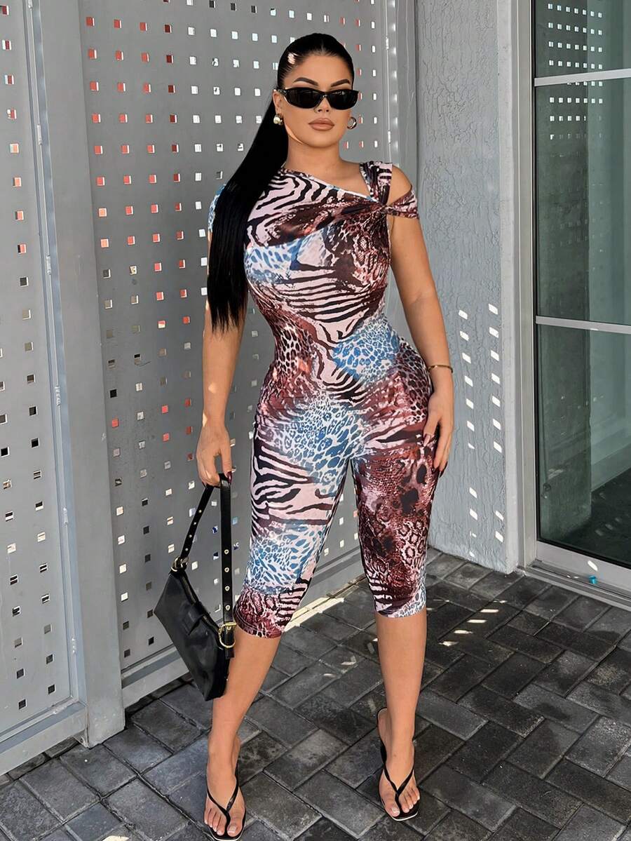 Pink Prowl Capri Jumpsuit — product image 4
