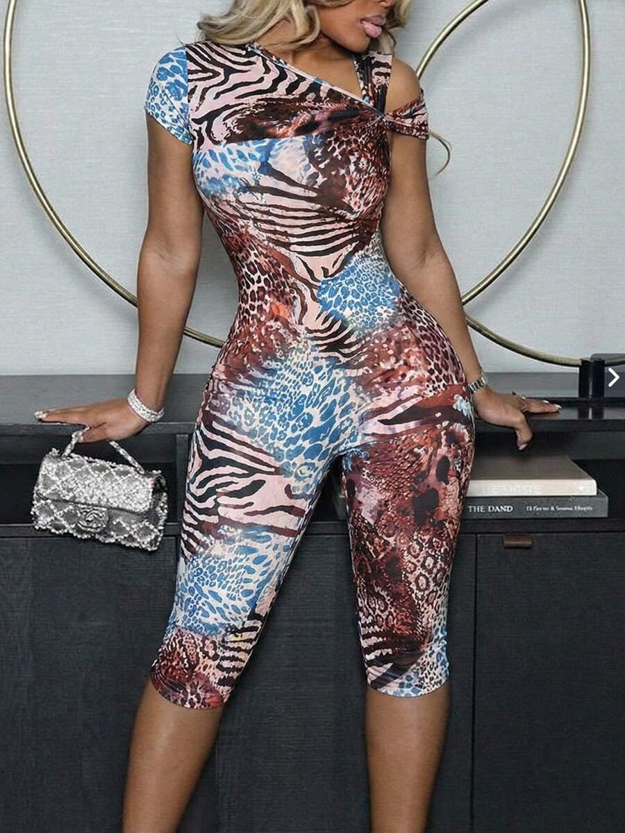 Pink Prowl Capri Jumpsuit — product image 5