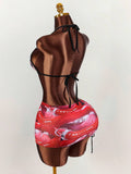 Pink Voltage Graffiti Three-Piece Swim Set — product image 1