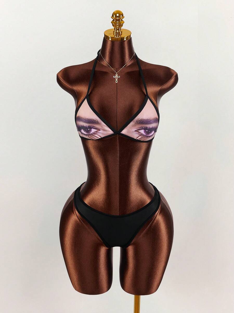 Pink Voltage Graffiti Three-Piece Swim Set — product image 3