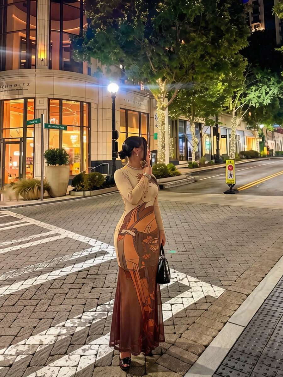 Poetry Muse Graphic Maxi Dress — product image 2