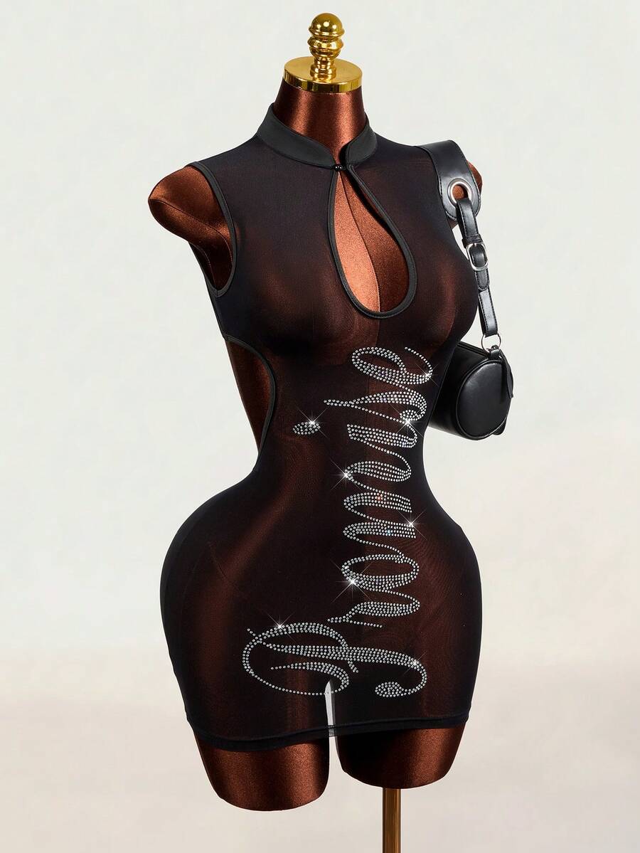 Stardust Mesh Mini Dress — product image 3