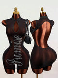 Stardust Mesh Mini Dress — product image 1