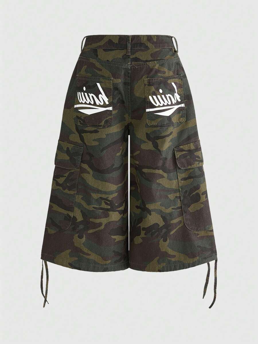 Utility Muse Denim Bermuda Shorts — product image 1