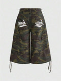 Utility Muse Denim Bermuda Shorts — product image 1