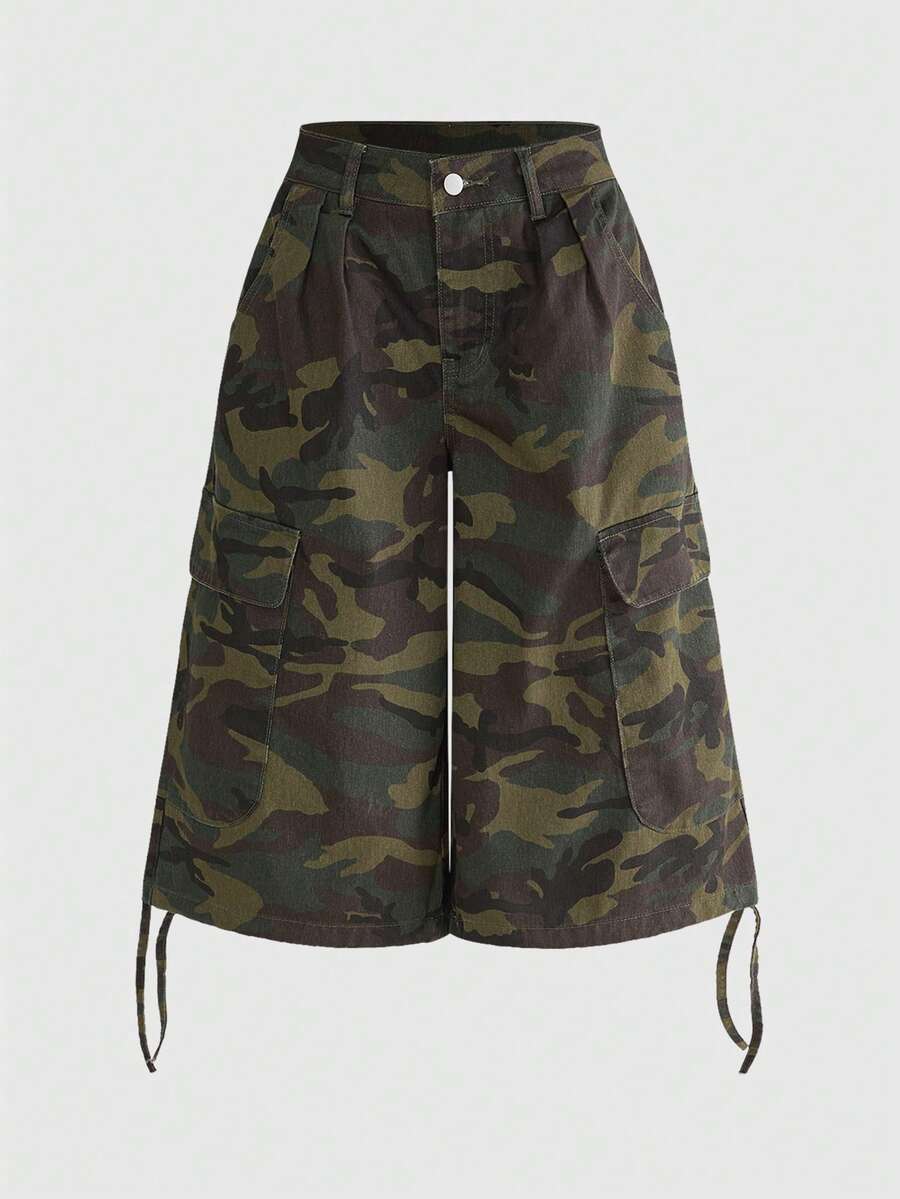 Utility Muse Denim Bermuda Shorts — product image 2