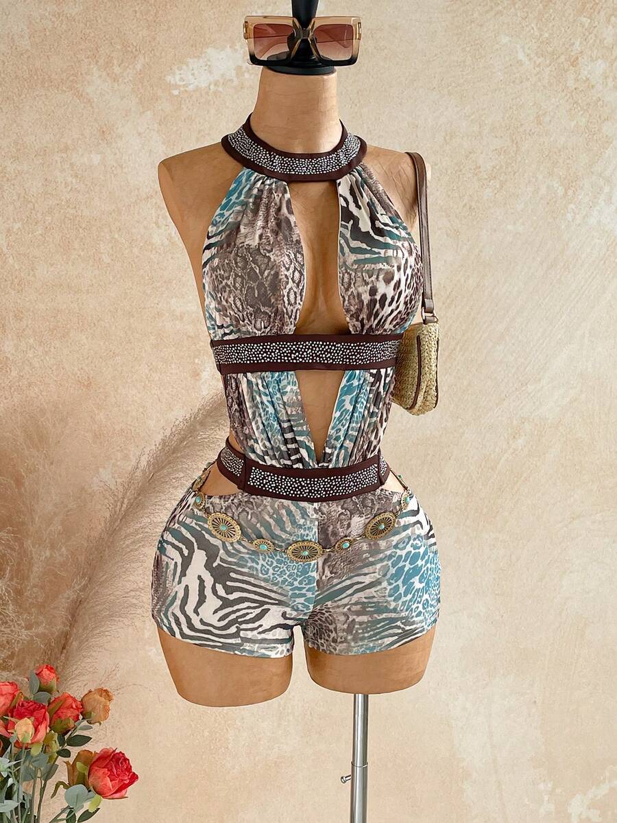 Wild Current Halter Unitard — product image 3
