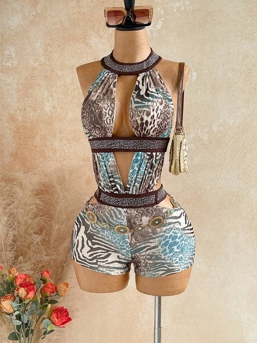 Wild Current Halter Unitard — product image 5