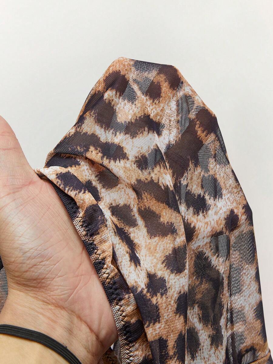 Wild Lace Leopard Long-Sleeve Top — product image 16