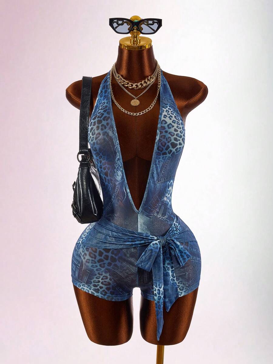 Wild Muse Leopard Jumpsuit — product image 3