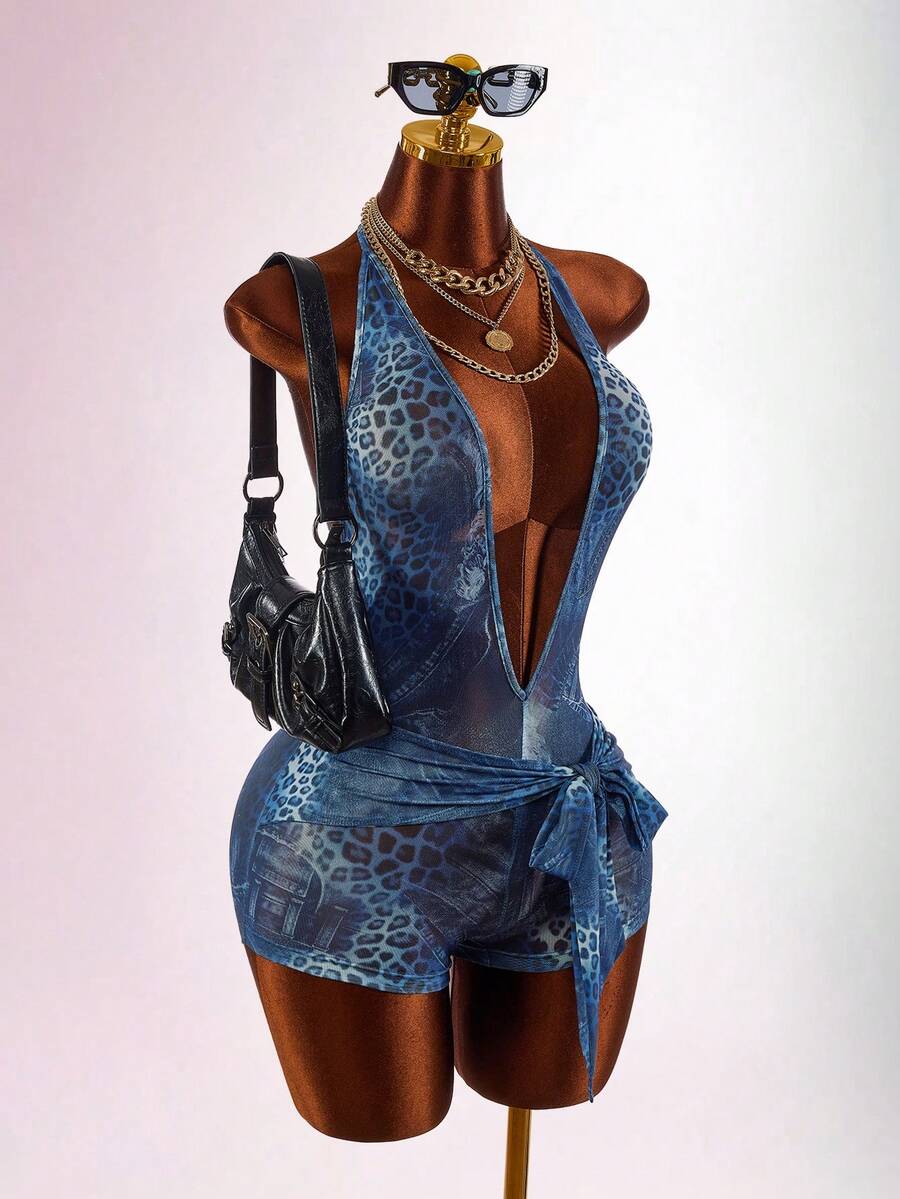 Wild Muse Leopard Jumpsuit — product image 6